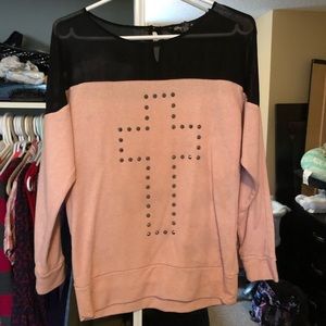 Cross sweater